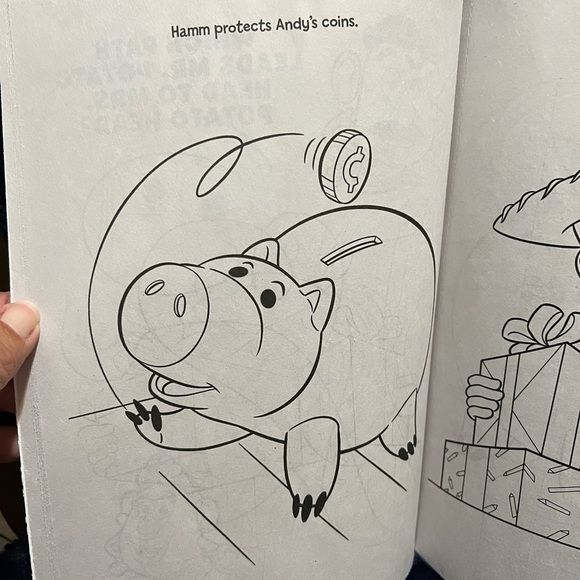 ****Donated***𝅺DISNEY Toy Story Activity Book & Colors - Picture 8 of 10